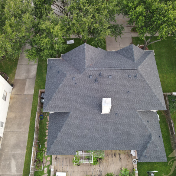 Recent roofing project
