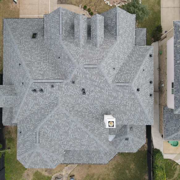 Recent roofing project