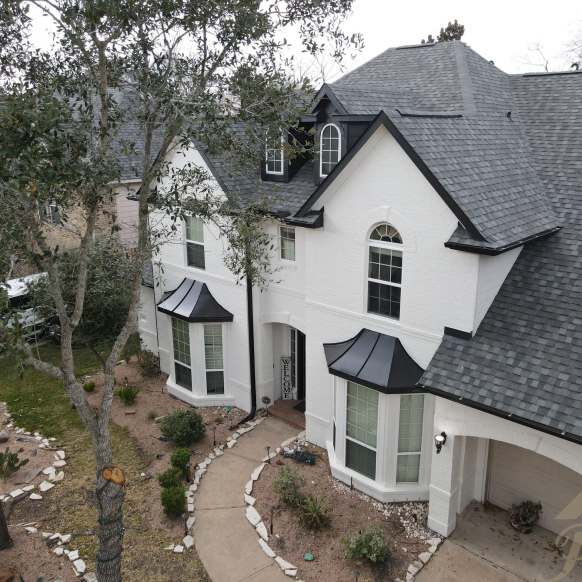 Recent roofing project